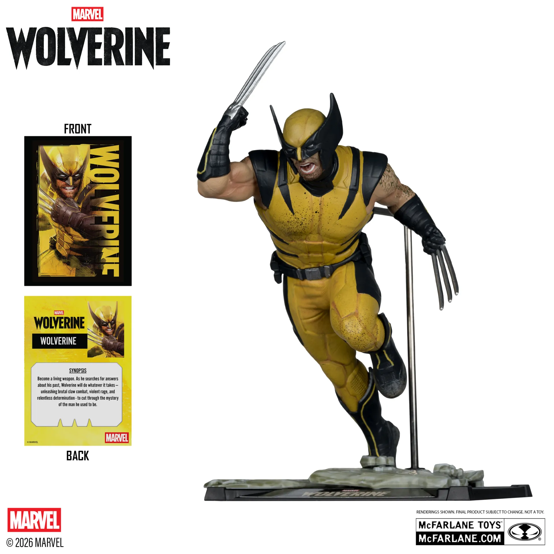 Marvel Games Collection 1:10 Wolverine The Game Figure PREORDER - immagine 6