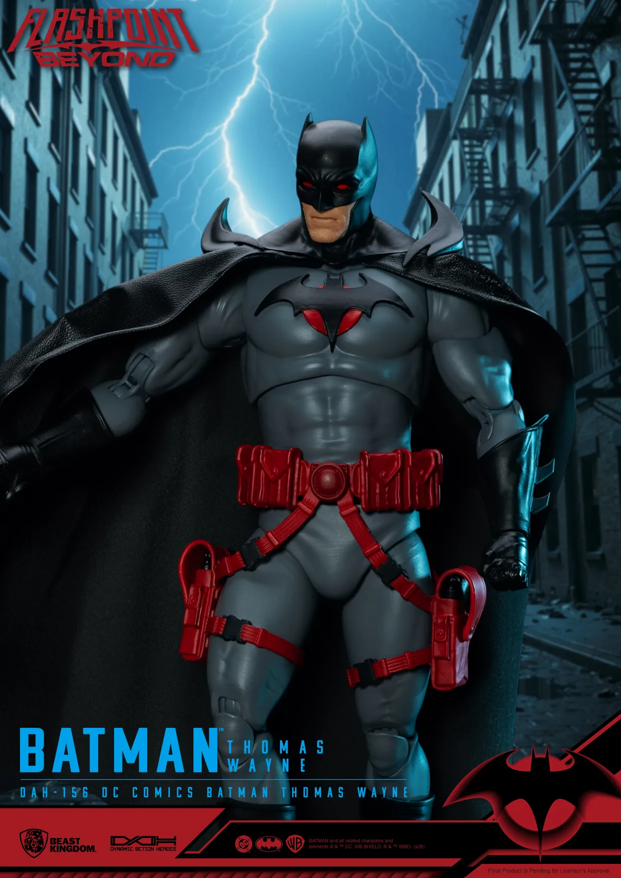 Dc Comics Batman Thomas Wayne Dah Figure PREORDER - immagine 3