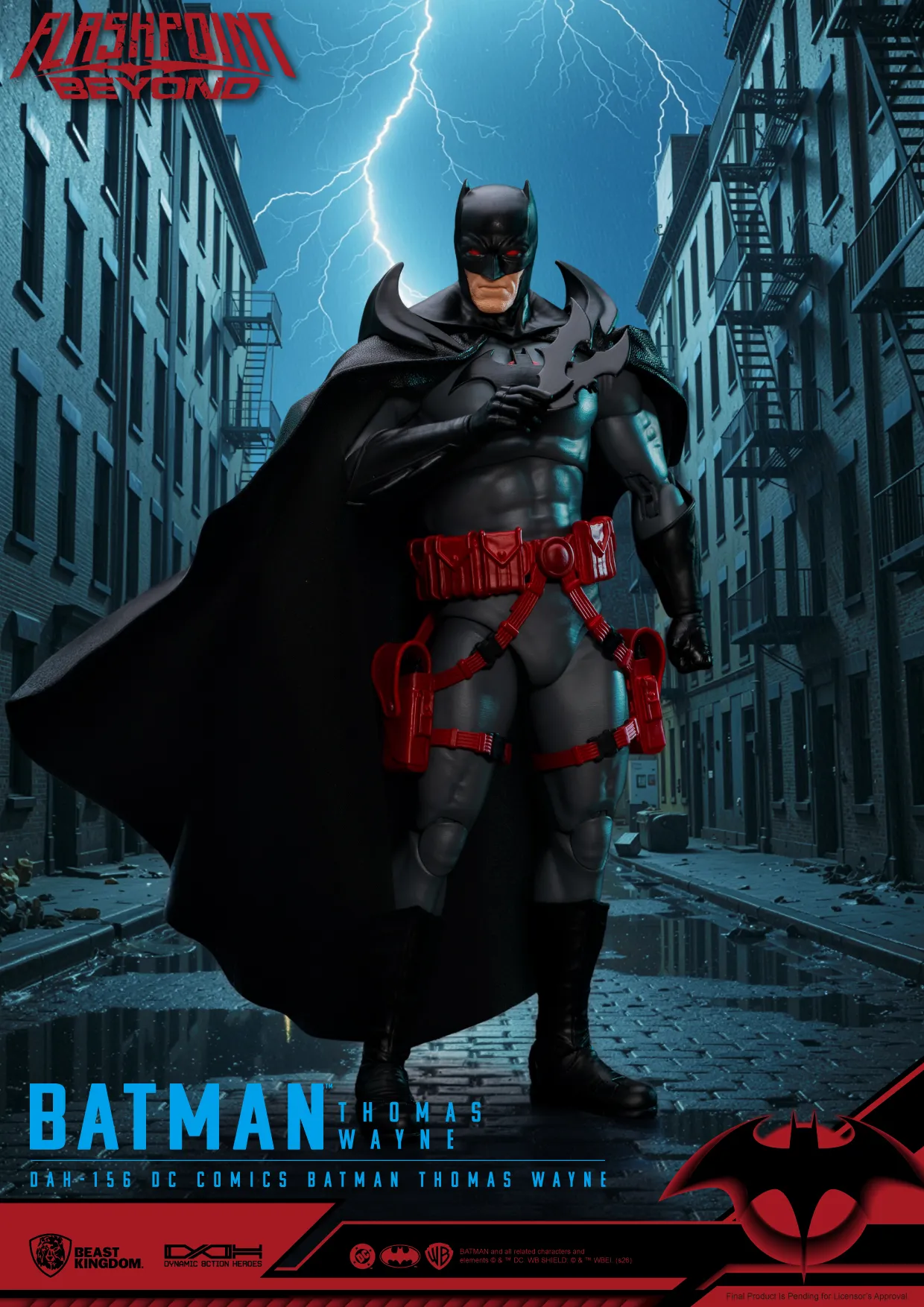 Dc Comics Batman Thomas Wayne Dah Figure PREORDER - immagine 5