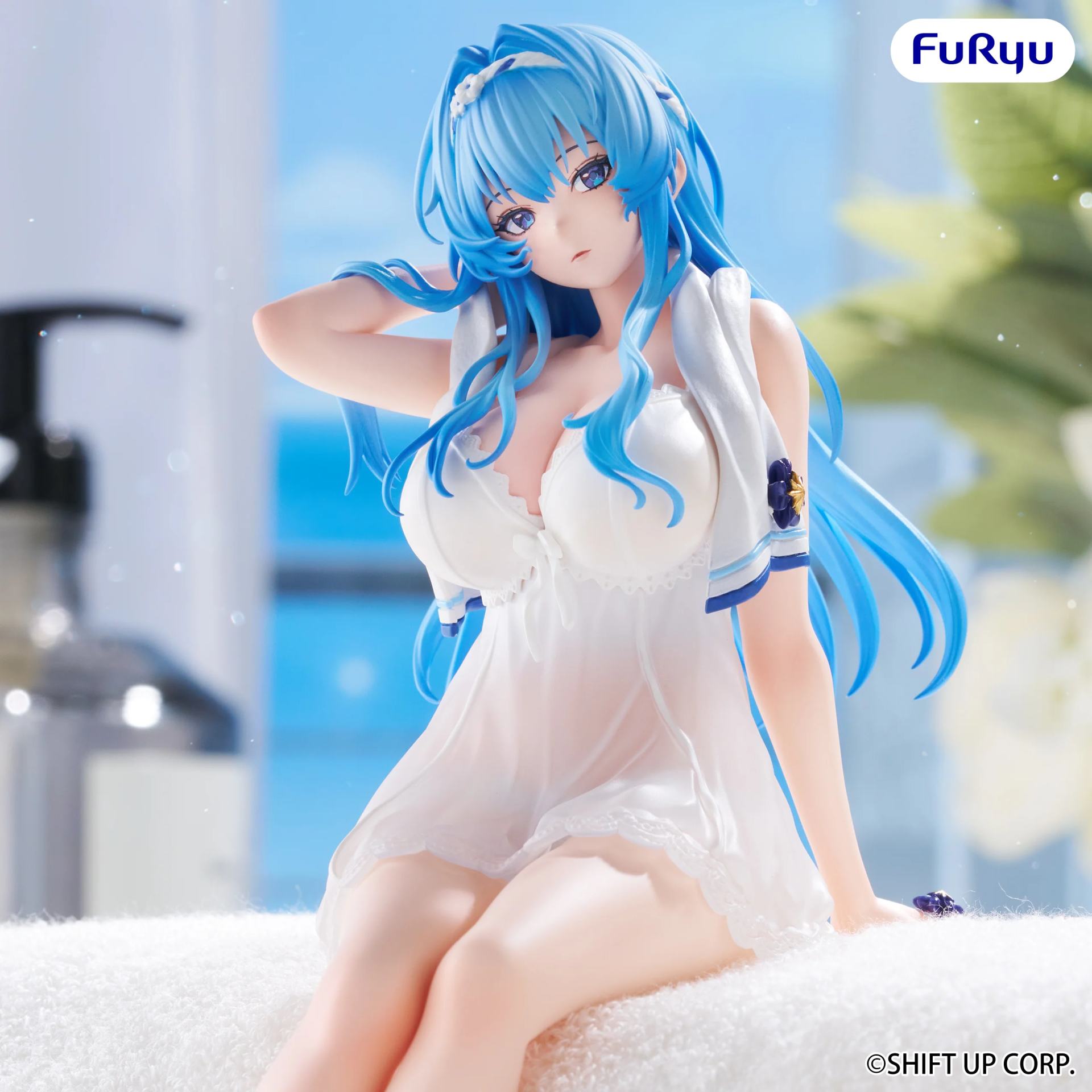 Goddess Of Victory Nikke Helm After Shower Noodle Stopper Figure PREORDER