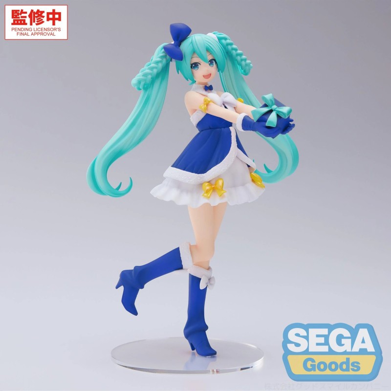 MIKU HATSUNE - HIGH PREMIUM FIGURE - MIKU HATSUNE SAPPHIRE CHRISTMAS Ver. PREORDER