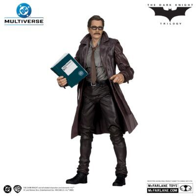 Dc Theatrical Dlx 7inch Wv5 Commissioner Gordon Dark Knight Action Figure PREORDER