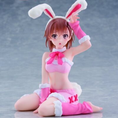 A Certain Scientific Railgun Moflock PVC Figure Mikoto Misaka (Fluffy Bunny Ver.) 13 cm PREORDER