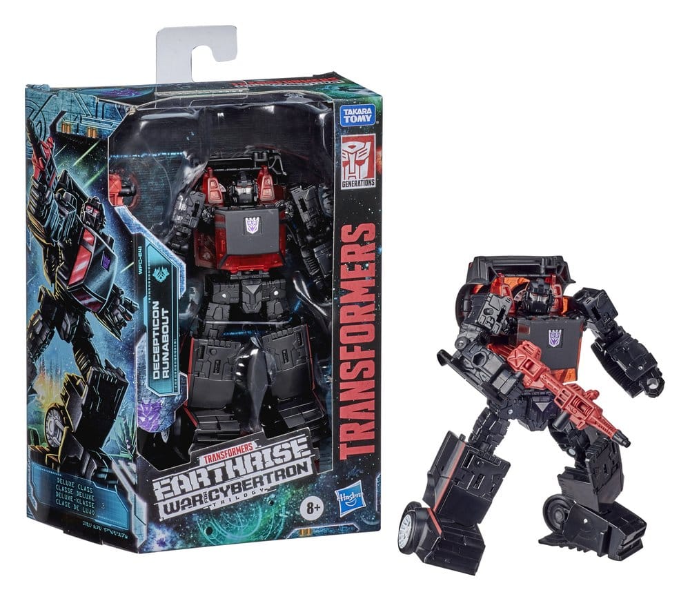 Transformers Generations War for Cybertron: Earthrise Deluxe Class Action Figure Decepticon Runabout WFC-E41 14 cm PREORDER - immagine 3