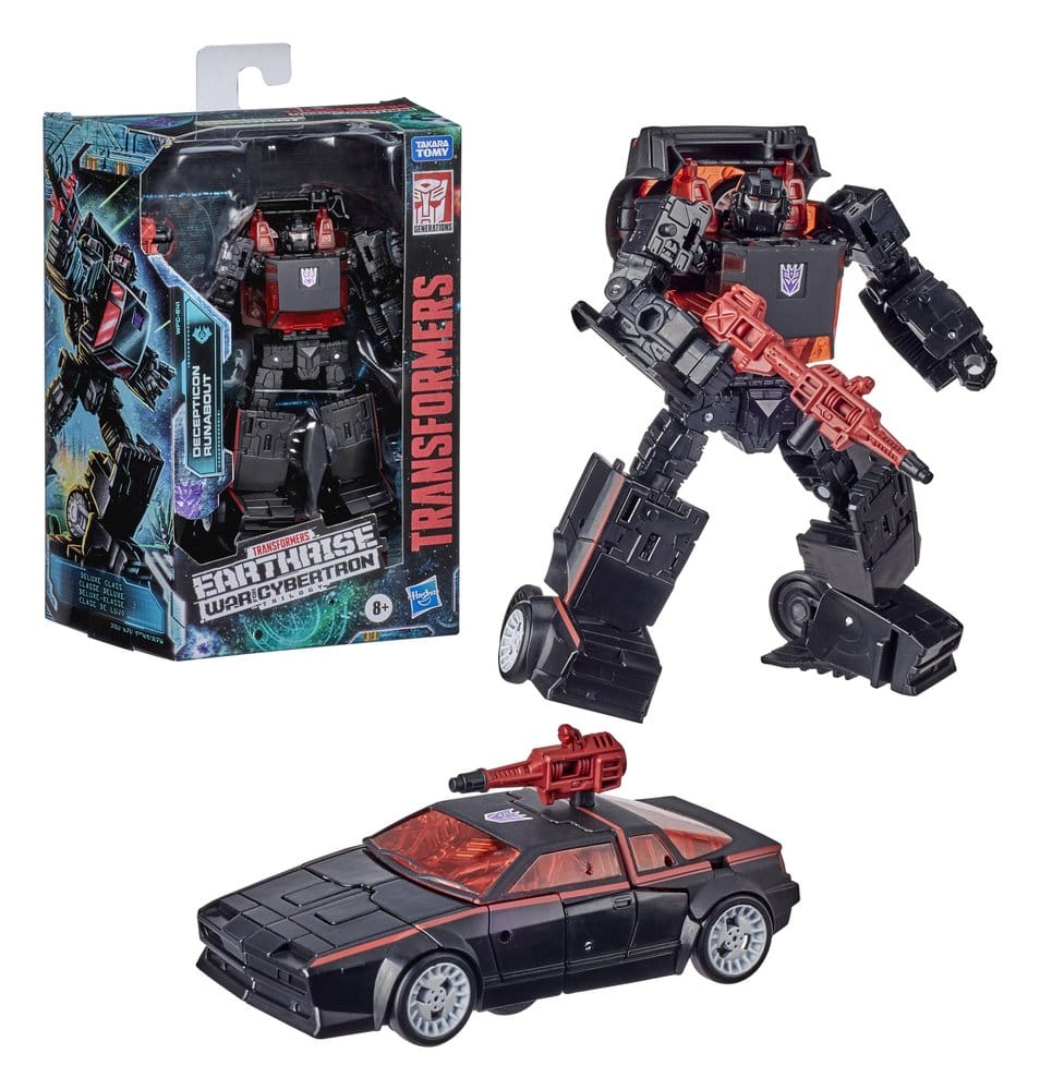 Transformers Generations War for Cybertron: Earthrise Deluxe Class Action Figure Decepticon Runabout WFC-E41 14 cm PREORDER - immagine 6