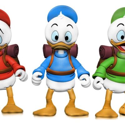 DuckTales Ultimate Action Figures 3-Pack Huey, Dewey, and Louie 18 cm PREORDER
