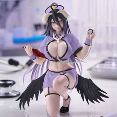 Overlord PVC Figure Desktop Cute Albedo (Nurse Ver.) Renewal 13 cm PREORDER