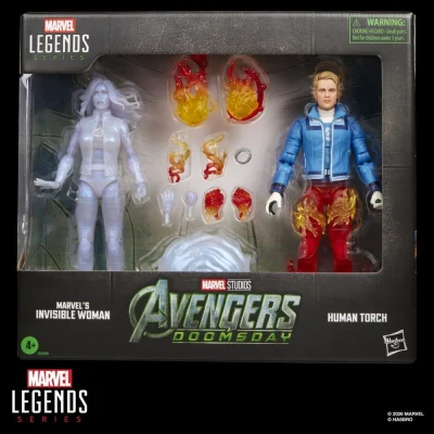 Marvel Legends Series Avengers Doomsday Invisible Woman & Human Torch pack 2 figures 15cm PREORDER