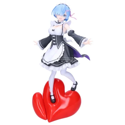 Re:Zero Starting Life in Another World Espresto Poppin Heart Rem figure 28cm PREORDER