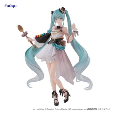 Hatsune Miku x Tirol Choco Collaboration PVC Figure Coffee Nougat Ver. 19 cm PREORDER