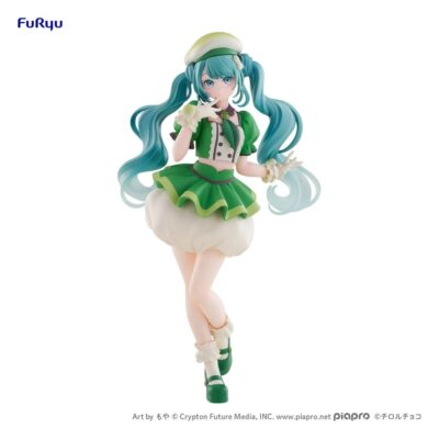 Hatsune Miku x Tirol Choco Collaboration PVC Figure Matcha Mochi Ver. 19 cm PREORDER
